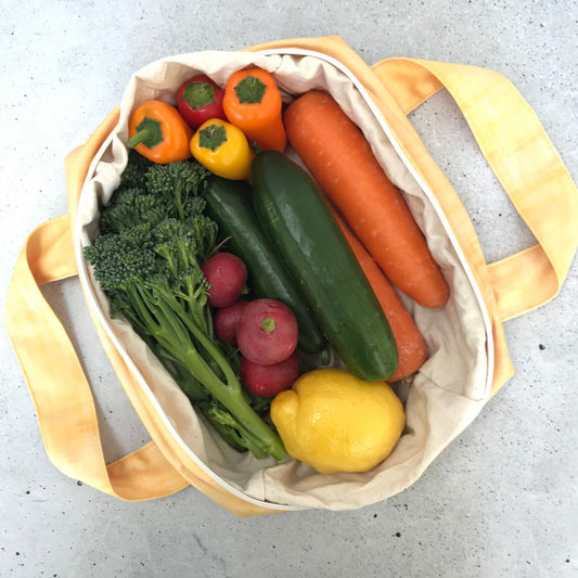 Produce Pod - reusable veggie bag for fridge - Lemon