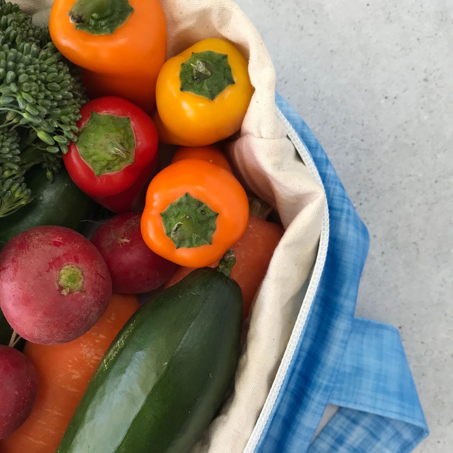 Produce Pod - reusable veggie bag for fridge - Blueberry PRE ORDER